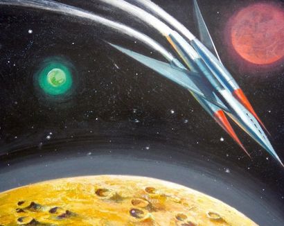 SCIENCE FICTION Cosmos n° 16 Couverture, seconde série, publié en 1971 chez Aredit...