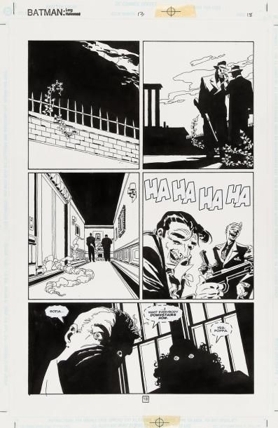 Tim SALE Planche 13 de Batman n° 18 publié par DC Comics en 1997 Encre de Chine 43...