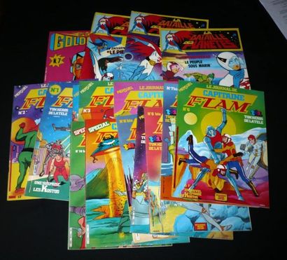null Ensemble de magazines période années 80 Comprenant des revues, capitaine Flam,...