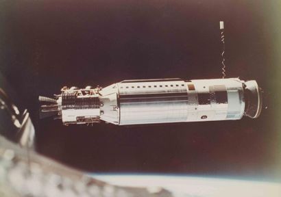 NASA GEMINI X - 1966 Rendez-vous entre le module AGENA et le module Gemini Tirage...