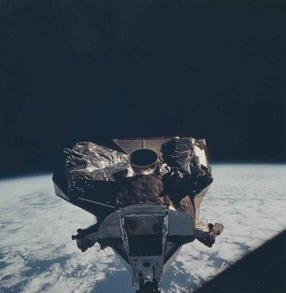 NASA APOLLO IX - 1969 Le module dans une mer de nuages Tirage chromogénique d'époque...
