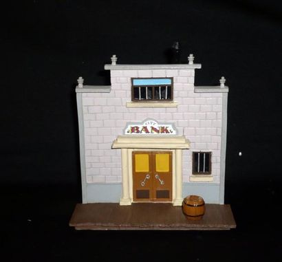 MORRIS Lucky Luke - La banque Mini Pixi 35110 (boîte, certificat, cheminée légèrement...