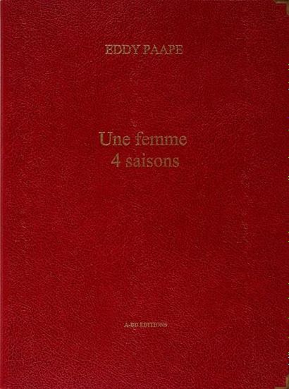 PAAPE Eddy Portfolio Une femme quatre saisons édité en 2000 chez A-BD Tirage d'auteur...