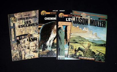 Auclair Simon du fleuve Les volumes 2, 6 et 7 en édition originale On y joint Jason...