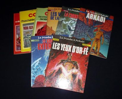 CAZA Le monde d'Arkadi Les 5 premiers volumes en édition originale Très bel état...