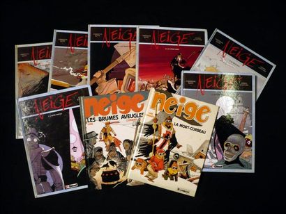 GINE Neige Les 9 premiers volumes de la série en édition originale (réédition pour...
