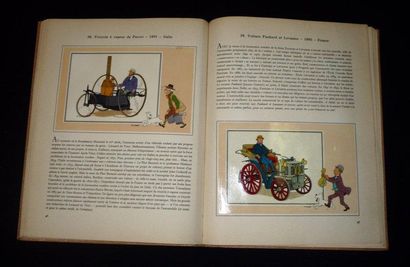 HERGÉ Tintin - L'automobile tome 1 Album de la collection Voir et Savoir Bien complet...
