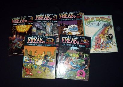 SHELTON Les fabuleux Freak Brothers 6 volumes en édition originale