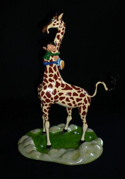 FRANQUIN Gaston Sautant au Cou de la Girafe Pixi 4773 M, exclusivité Marsuprod avec...