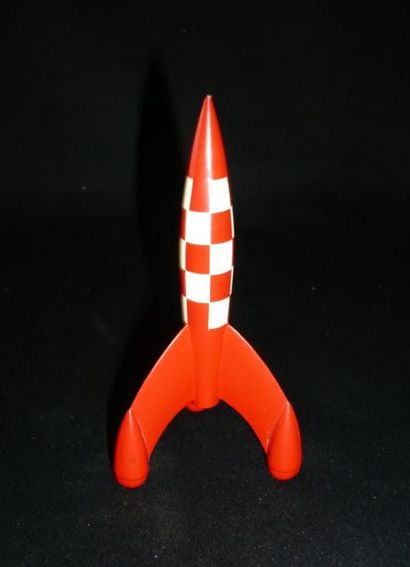 HERGÉ Tintin Objet du mythe: la fusée Pixi 5600 (boîte, certificat)