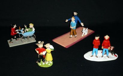 HERGÉ Tintin - De Popol et Virginie à Tintin Pixi 46229 (boîte, certificat) Tirage...