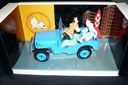 HERGÉ Tintin - Jeep lunaire éditée par Hapax Boîte d'origine, 1994