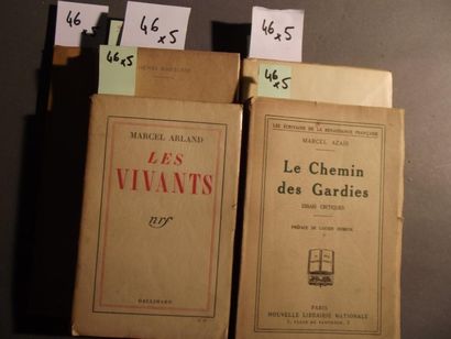 null Ensemble de 5 volumes. BARBUSSE (Henri) Le feu. 1 vol. Paris Flammarion 1916...