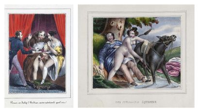 DEVERIA Achille (1800-1857) Les soirées lubriques. Paris, Louis-Victor Deshayes,...