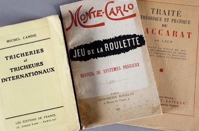 null Lot de trois ouvrages: - LAUN, Traité théorique et pratique du Baccarat. Paris,...