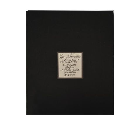 SADE Marquis de La Nouvelle Justine. Bande-dessinée en noir et blanc, Editions Borderie,...