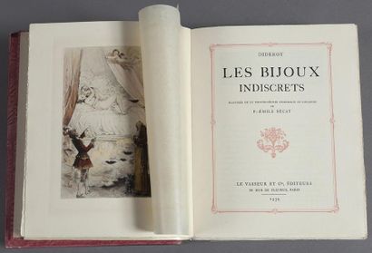 DIDEROT - [BECAT Paul-Emile] Les bijoux indiscrets. Paris, Le Vasseur et Cie Editeurs,...