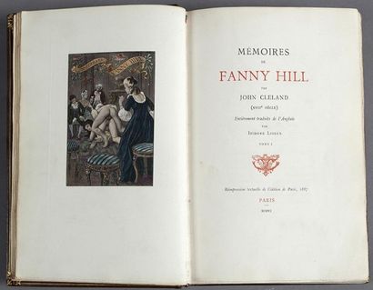 CLELAND John LISIEUX Isidore [AVRIL Paul] Mémoires de Fanny Hill Entièrement traduits...
