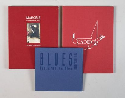 DIVERS 3 Portfolios Cadelo Strappi numéroté et signé à 1500 exemplaires, Marcellé...