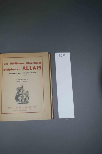 ALLAIS (Alphonse) Les meilleures chroniques présentées par Pierre Varenne. Ill. de...