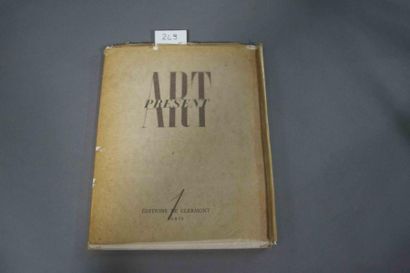 null REVUE ART PRESENT. Premier numéro. 1 vol. broché. Ed. de Clermont 1945. Couv....