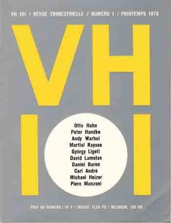 null VH 101 - Revue trimestrielle. Arts et Littérature, dirigée par Otto Hahn. 5...