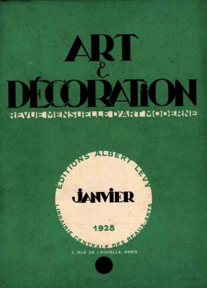 null ART ET DECORATION Revue mensuelle d'art moderne - 21 numéros (1919 - 1930):...