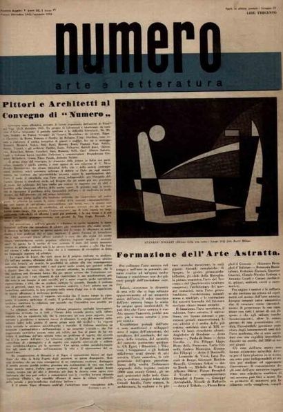 null I 4 SOLI - Rassegna d'arte attuale 2 numéros 1954/1956: n° 6 anno I novembre...