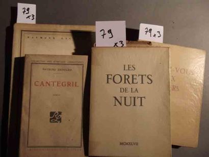 CURTIS (Jean-Louis) Les forêts de la nuit. 1 vol. in-8 broché. Paris Julliard 1947...