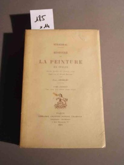 STENDHAL Armance (1925) 1 Vol. - Le rouge et le noir (1923) 2 vol. - Vie de Henri...