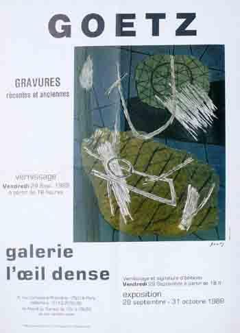 null Lot de 35 affiche d'expositions: Jansem, Visages d'Epagne, 1954, Galerie Hervé...