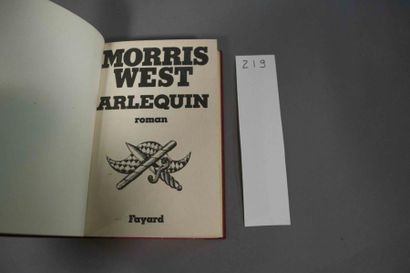WEST (Morris) Arlequin. 1 vol. in-8 relié ½ maroquin (Lobstein-Laurenchet). Paris...