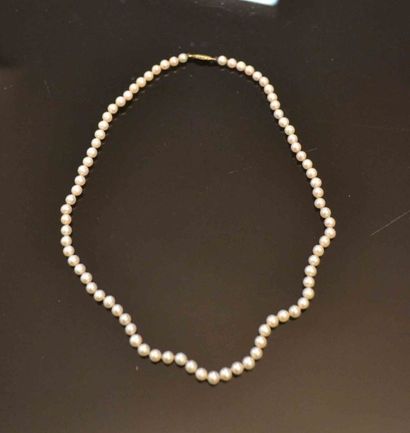 null COLLIER de perles de culture rondes

Fermoir métal

Longueur 40 cm