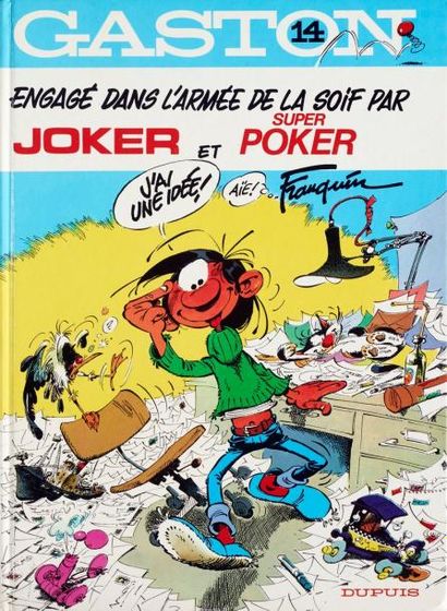 FRANQUIN Gaston Le tome 14 en édition publicitaire pour Joker, numéroté à 2000 exemplaires...