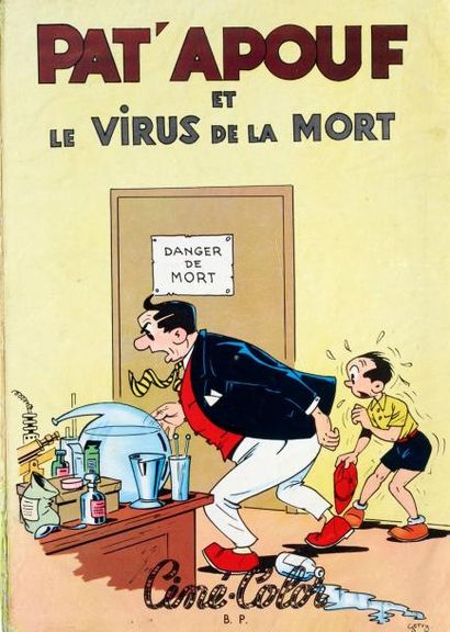 GERVY Pat Apouf Edition originale de l'album Le virus de la mort Etat moyen (dos...