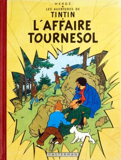 HERGÉ Tintin L'affaire Tournesol Edition originale française (B19 Danel 1213) Très...