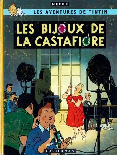 HERGÉ Tintin Les bijoux de la Castafiore Edition originale 4ème plat B34 Très bel...