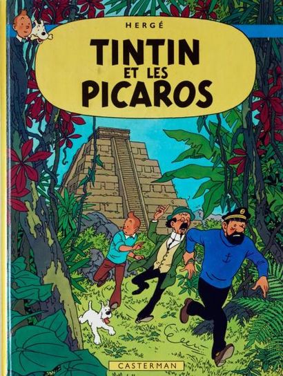 HERGÉ Tintin Les Picaros Edition originale Etat proche neuf