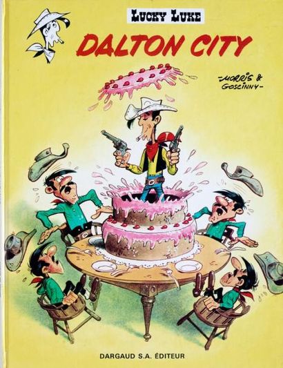 MORRIS Lucky Luke Edition originale de l'album Dalton City Bon état (pelliculage...