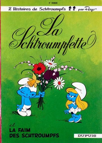 PEYO La Schtroumpfette Edition originale Très bel état, tout proche du neuf