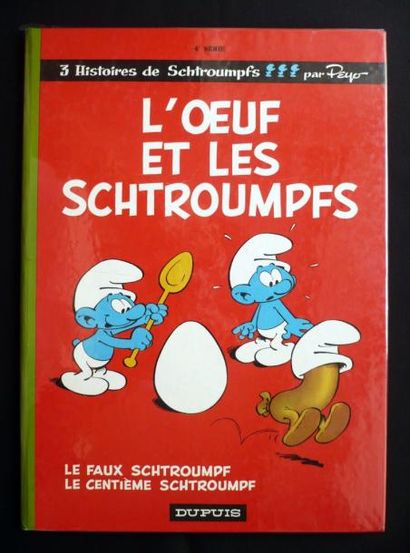 PEYO Les Schtroumpfs L'Oeuf et les schtroumpfs en édition originale Proche neuf (infimes...