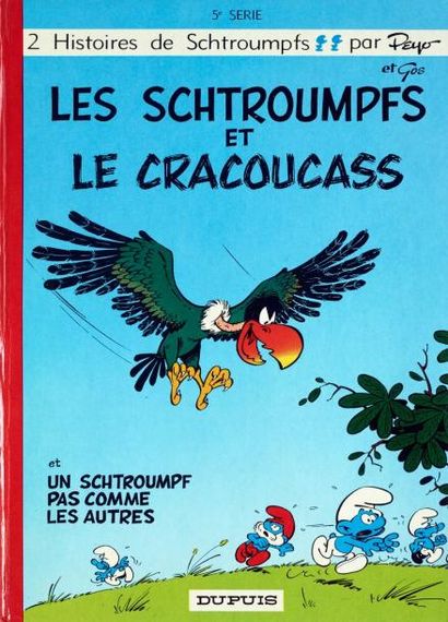 PEYO Les schtroumpfs et le cracoucass Edition originale Très bel état