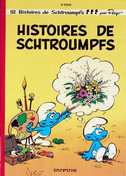 PEYO Histoires de schtroumpfs Edition originale Bel, état, infimes retouches de couleur...