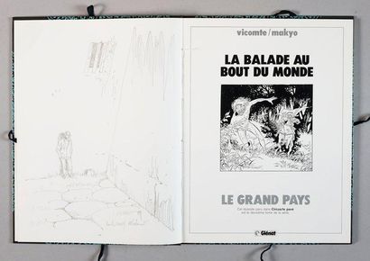 VICOMTE Laurent Tirage de tête de l'album La balade au bout du monde: Le grand Pays...