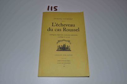 null CAUMONT (Jacques) 

 L'écheveau du cas Roussel. 1 vol. br. Musée Nicéphore Niepce...
