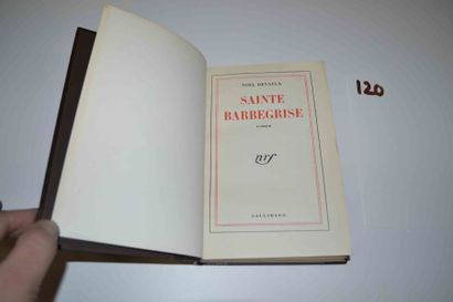 null DEVAULX (Noël) 

Sainte Barbegrise. 1 vol. in-8 relié _ maroquin (Lobstein-Laurenchet)....