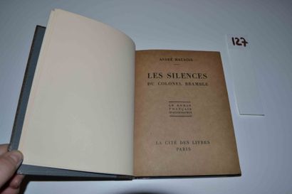 null MAUROIS (André) 

Les silences du Colonel Bramble. 1 vol. in-8 relié _ maroquin...