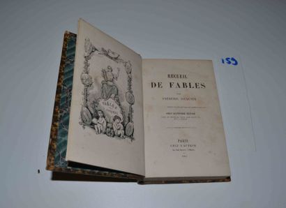 null [Victor Adam] JACQUIER (Frédéric) 

 Recueil de fables. 1 vol. in-12 relié _...