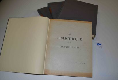 null [RAHIR (Edouard)]

 La Bibliothèque de feu Edouard Rahir. 6 parties en 4 vol....