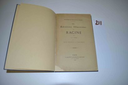 null PONS (A.J.) 

Les éditions illustrées de Racine. 1 vol. in-8 reliétoile, Paris...